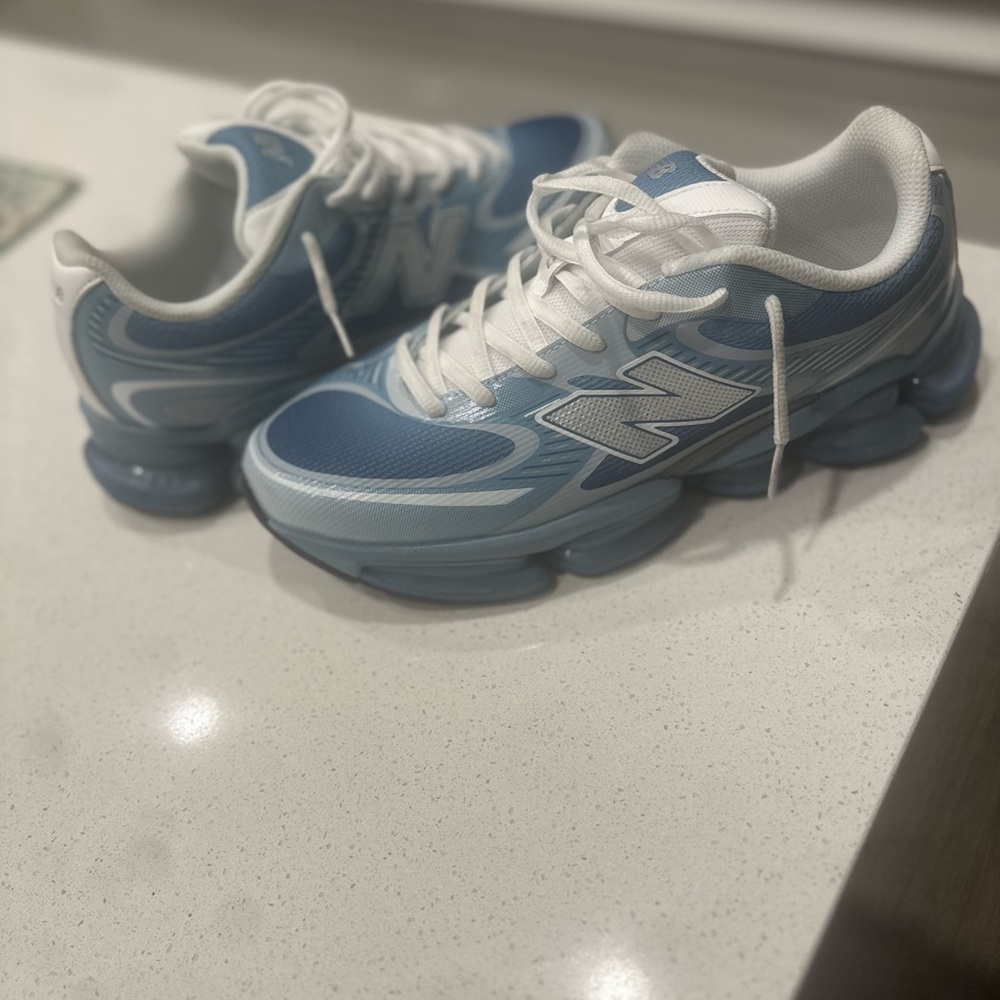 New Balance Blue and White Athletic Shoes